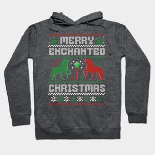 Merry Magical Christmas Unicorn Hoodie